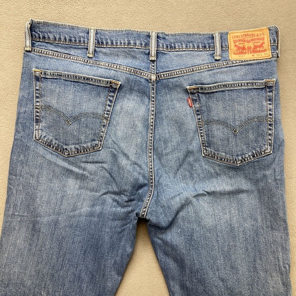 Lot of 2 Levi 514 Jeans Mens Size 42x30 Straight Fit Medium Wash - Picture 8 of 16